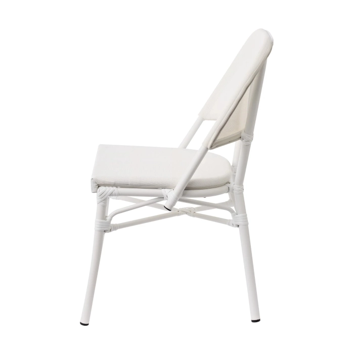 SOLEIL GRACE DINING CHAIR - WHITE - Image 2