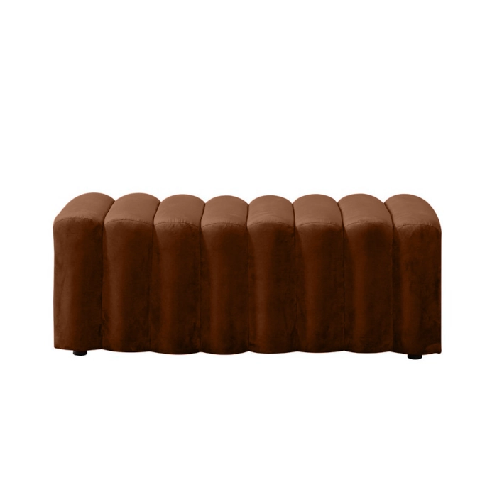 TRIBECA BENCH OTTOMAN - CHOCOLATE