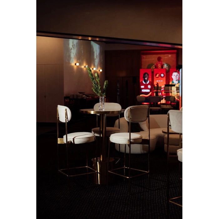 TRIBECA BAR TABLE - BRASS - Image 15