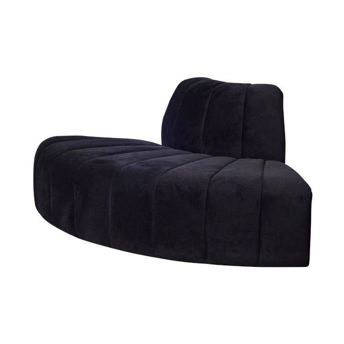 TRIBECA MODULAR CONVEX SOFA - BLACK