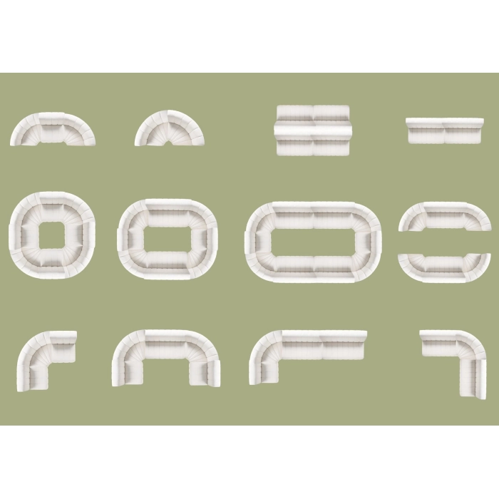 TRIBECA MODULAR CORNER SOFA - WHITE - Image 18