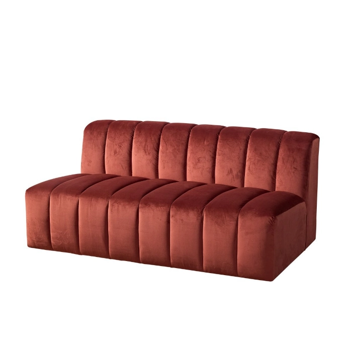 TRIBECA MODULAR DOUBLE SOFA - RUST