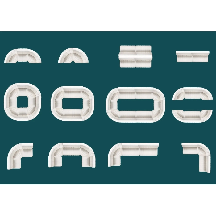 TRIBECA MODULAR SINGLE SOFA - RUST - Image 3