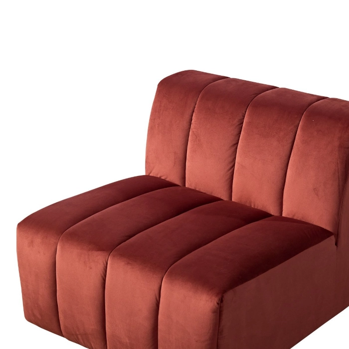 TRIBECA MODULAR SINGLE SOFA - RUST - Image 4