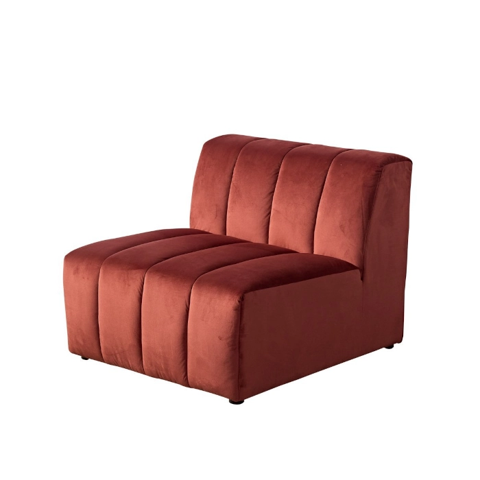 TRIBECA MODULAR SINGLE SOFA - RUST
