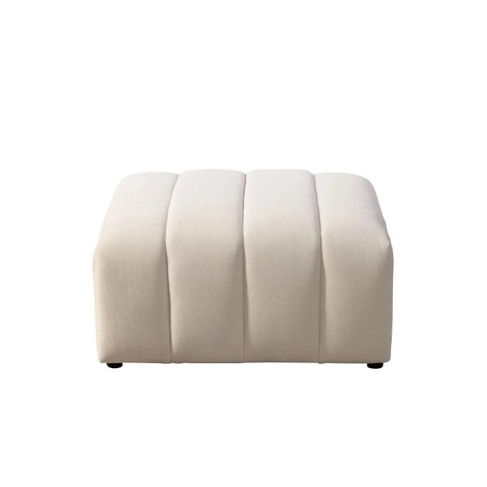 TRIBECA OTTOMAN - WHITE