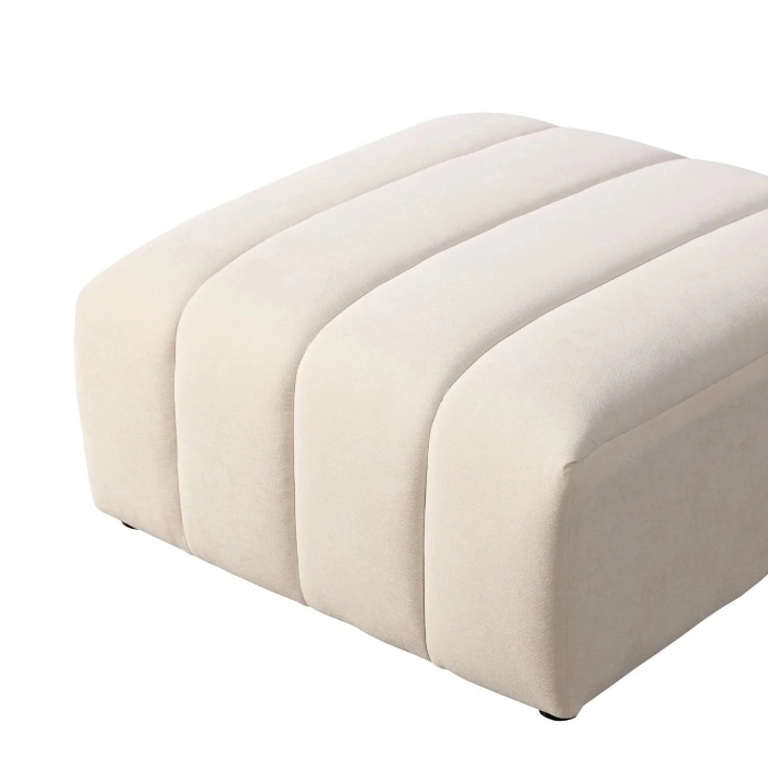 TRIBECA OTTOMAN - WHITE - Image 3