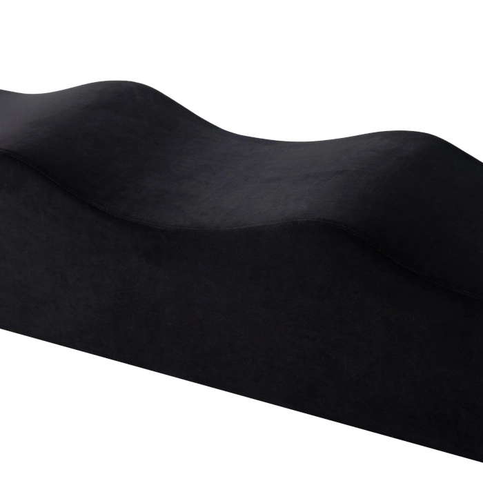 WAVY BENCH OTTOMAN - BLACK - Image 2