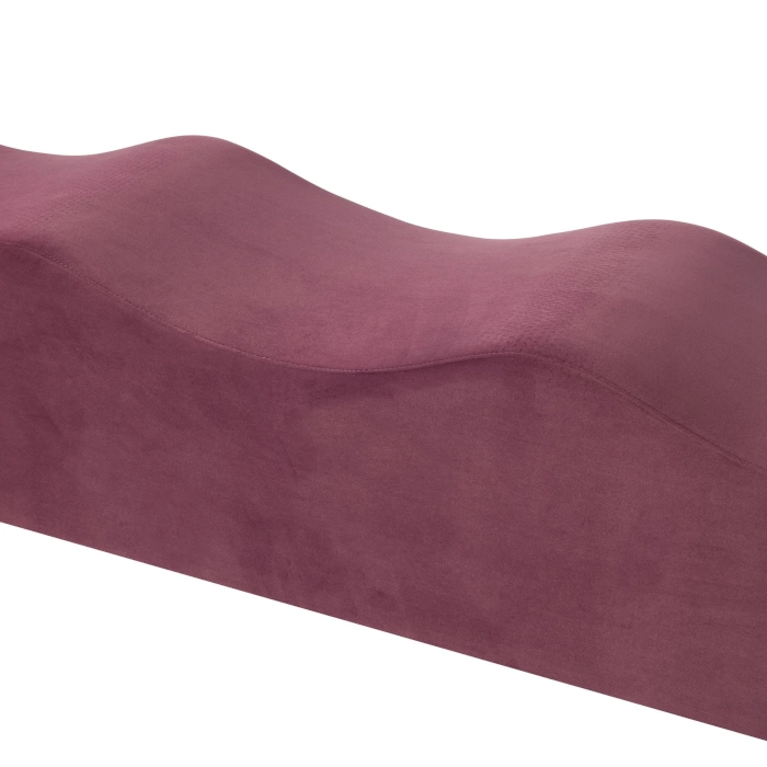 WAVY BENCH OTTOMAN - PLUM - Image 2