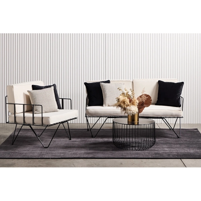 WIRE SOFA - BLACK AND WHITE - Image 4