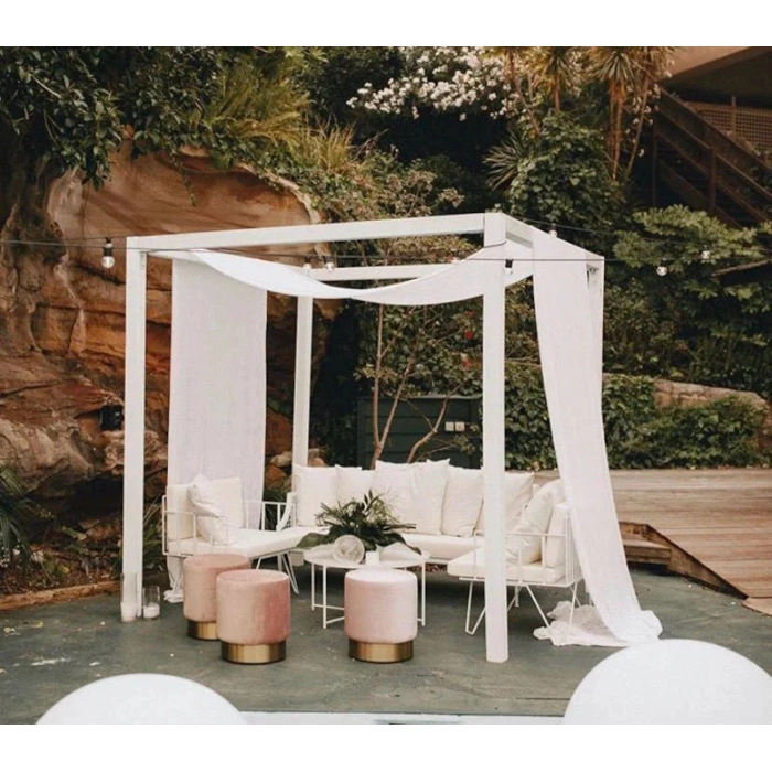 WIRE SOFA - WHITE AND WHITE - Image 2