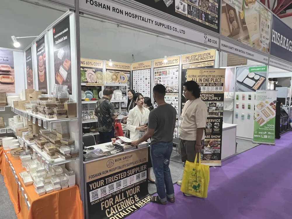 Answering questions about our latest catering supplies