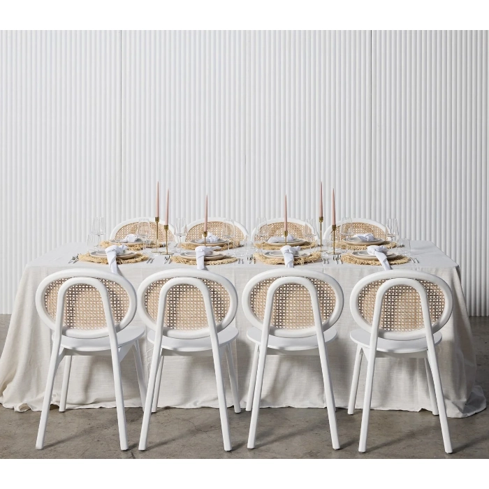 CURVED TABLECLOTH - BISCUIT - Image 4