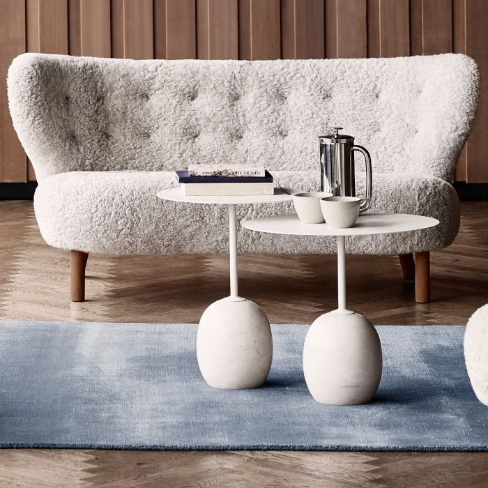 LUNA SMALL COFFEE TABLE - WHITE - Image 3