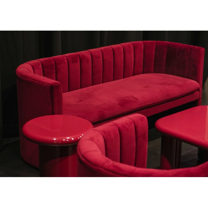 PILU SIDE TABLE - BERRY RED GLOSS - Image 2