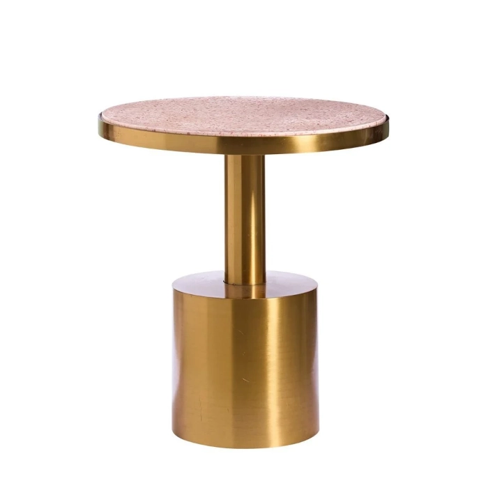TRIBECA CAFE TABLE - BRASS - Image 8