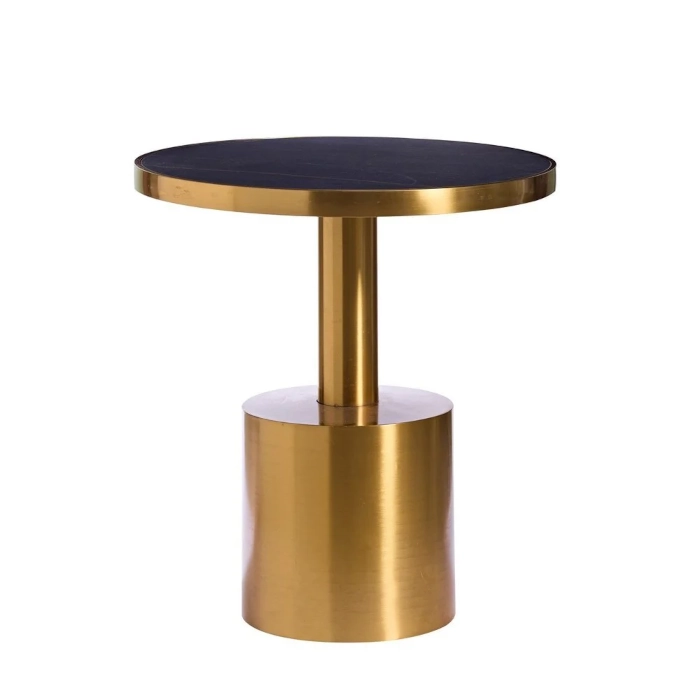 TRIBECA CAFE TABLE - BRASS - Image 12
