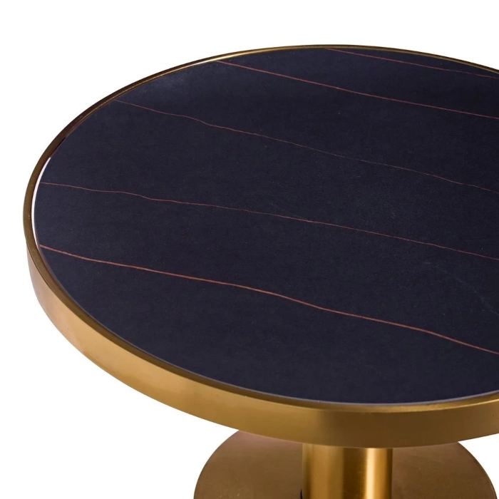 TRIBECA CAFE TABLE - BRASS - Image 13