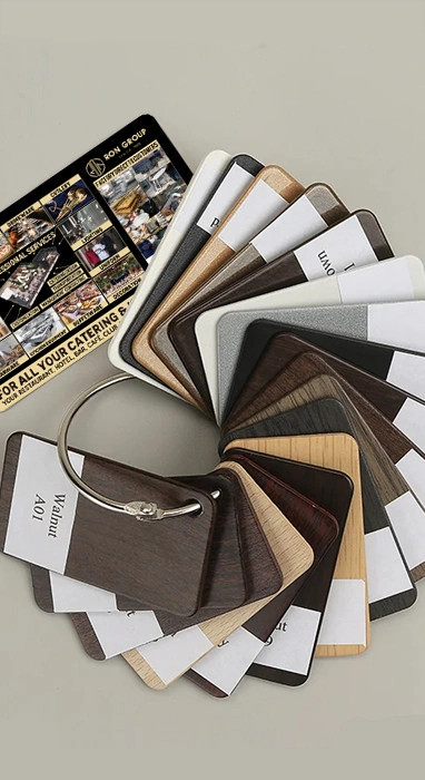 Wood Finish and Material Color Swatches for Custom Furniture