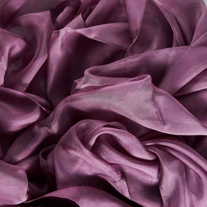 SILK CHIFFON - PLUM - Image 3