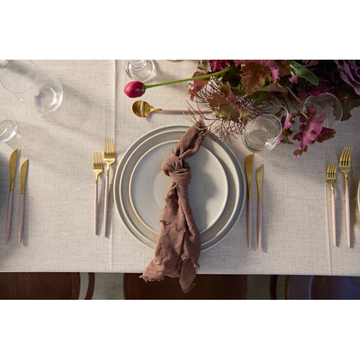 WOVEN COTTON - MOCHA - Image 2