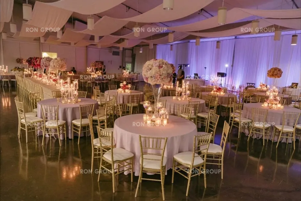 Large scale ballroom event setup