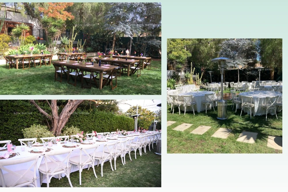 RON GROUP outdoor event furniture setup