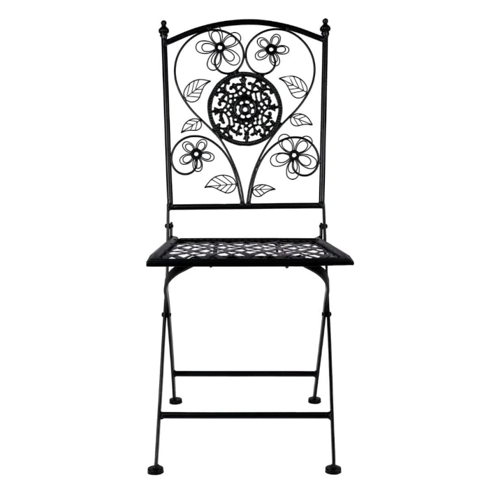 BARCELONA BISTRO FOLDING CHAIR - BLACK - Image 2