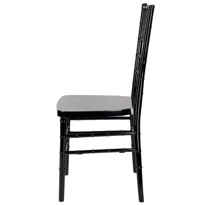 RESIN STEEL CHIAVARI CHAIR - BLACK - Image 3