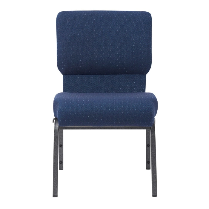 CHURCH CHAIRS WITH CUT BACK - BLUE - Image 2