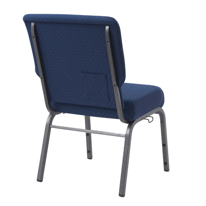 CHURCH CHAIRS WITH CUT BACK - BLUE - Image 4