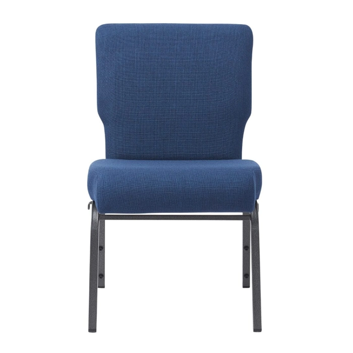 CHURCH CHAIRS WITH FULL BACK - BLUE - Image 2