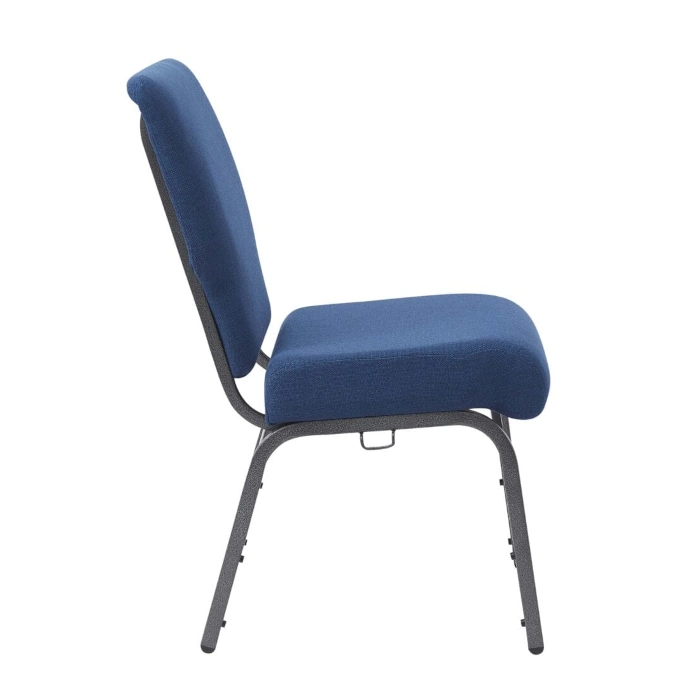 CHURCH CHAIRS WITH FULL BACK - BLUE - Image 3