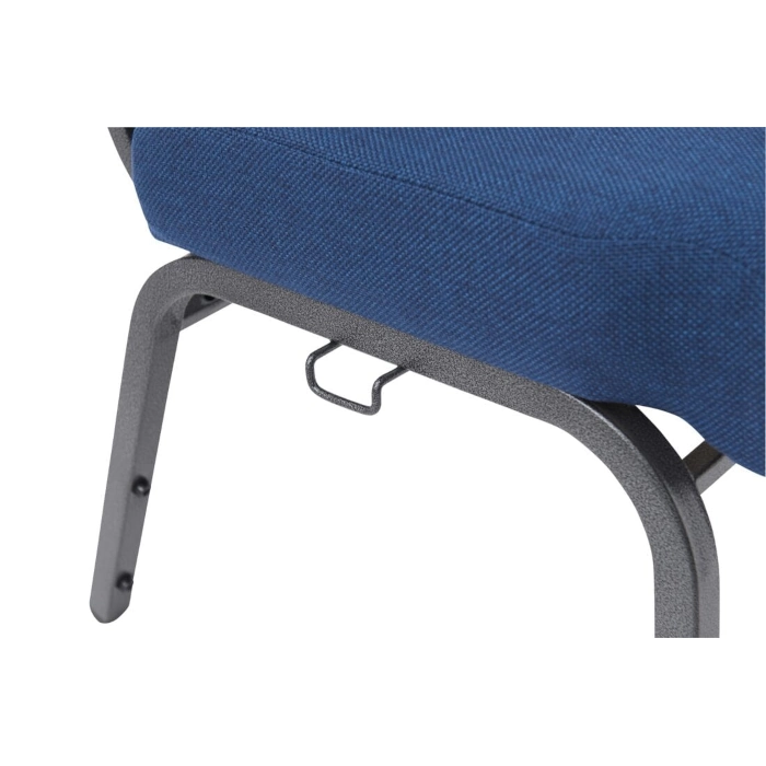 CHURCH CHAIRS WITH FULL BACK - BLUE - Image 4