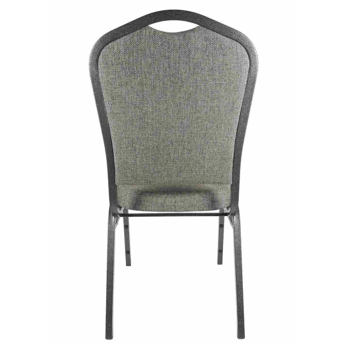 CROWN BACK BANQUET CHAIR - GRAY - Image 4