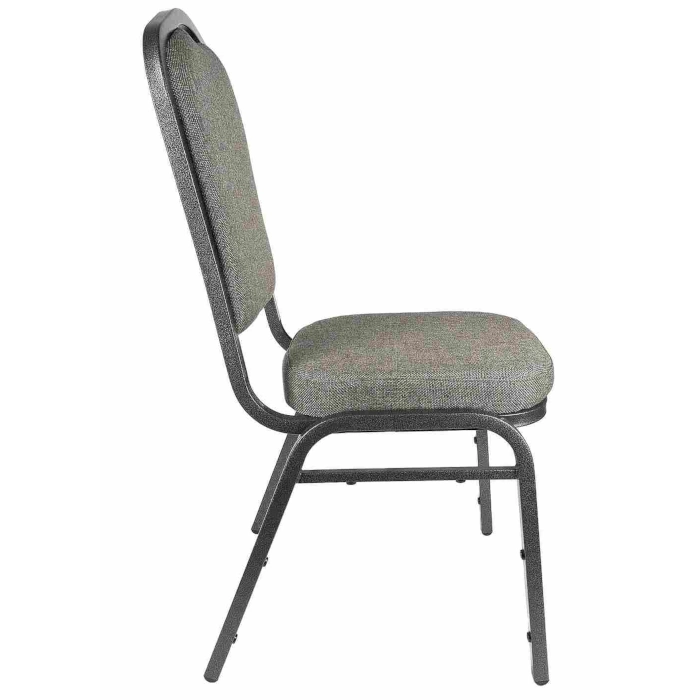 CROWN BACK BANQUET CHAIR - GRAY - Image 5