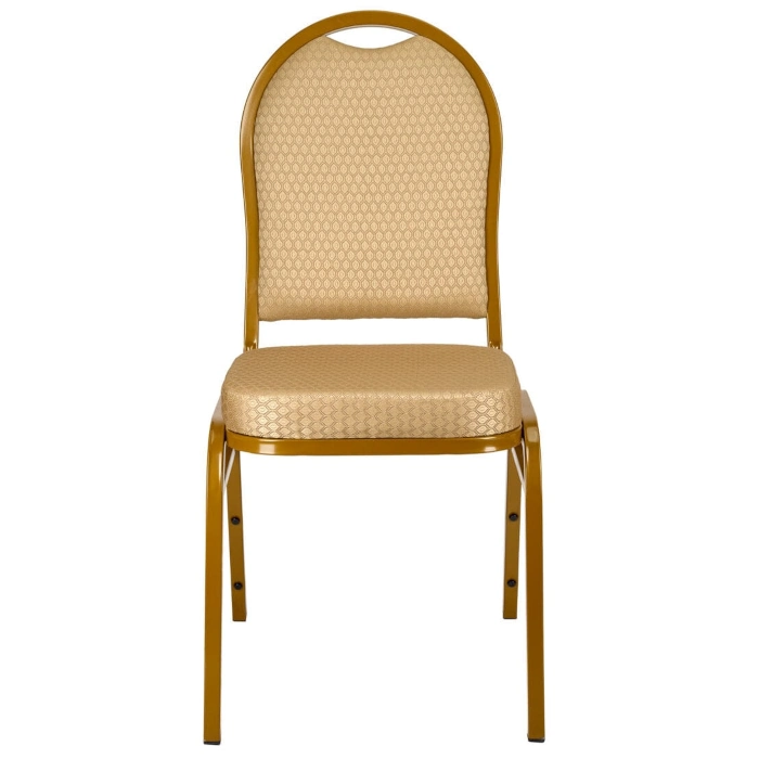 DOME BACK BANQUET CHAIR - BEIGE - Image 2
