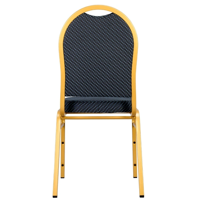 DOME BACK BANQUET CHAIR - NAVY BLUE - Image 4