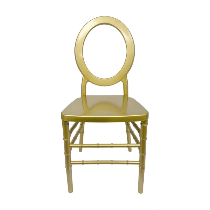 OVAL RING CHAIR- GOLD - Image 2