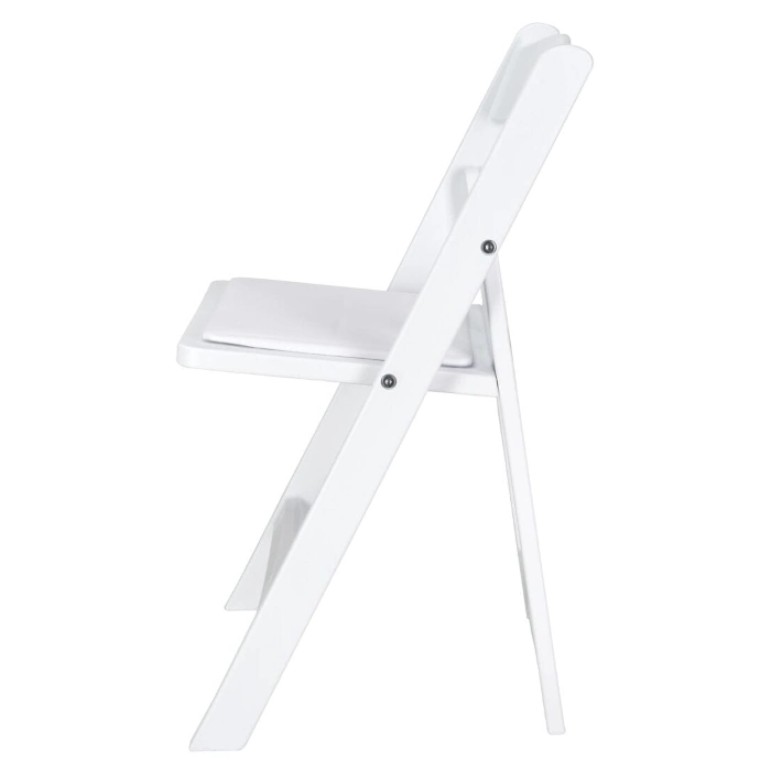 KIDS RESIN FOLDING CHAIR - WHITE - Image 3