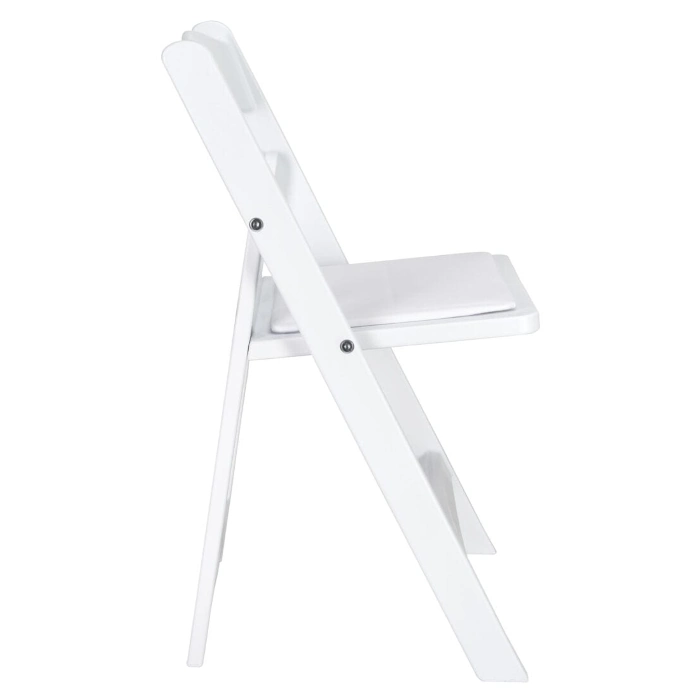 KIDS RESIN FOLDING CHAIR - WHITE - Image 5