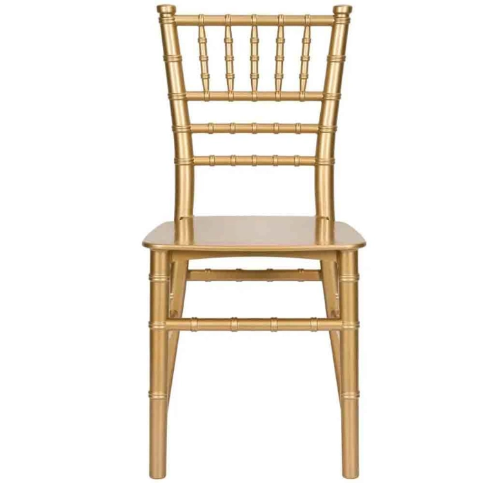 KIDS TOUGHRESIN CHIAVARI CHAIR - GOLD - Image 2