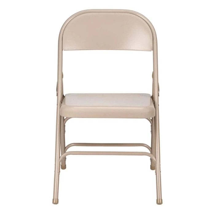 METAL FOLDING CHAIR - BEIGE - Image 2