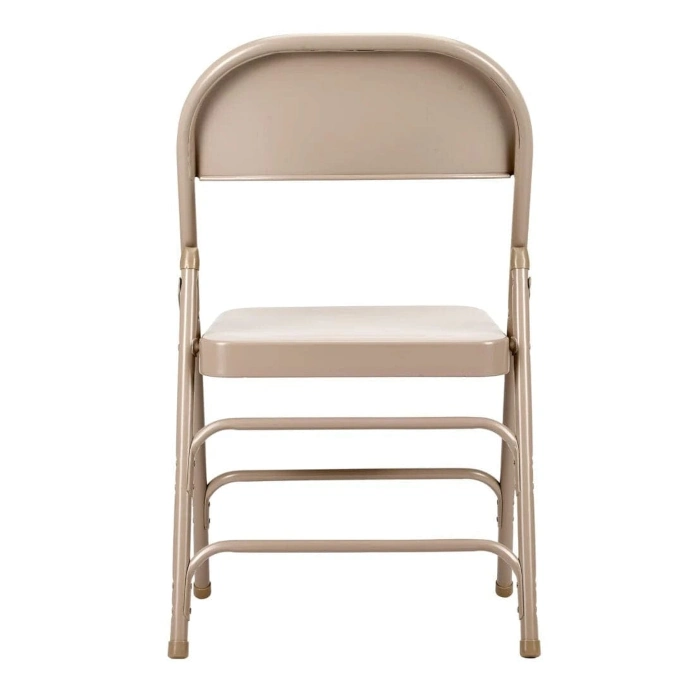 METAL FOLDING CHAIR - BEIGE - Image 4