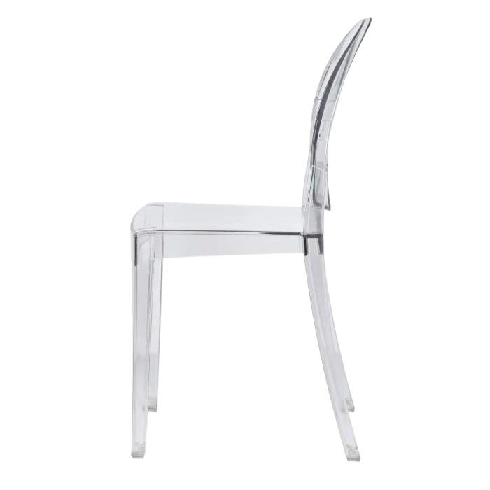 RESIN KIDS VICTORIA CHAIR - CLEAR - Image 3