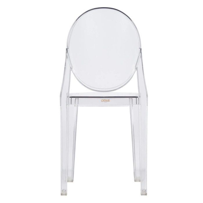 RESIN KIDS VICTORIA CHAIR - CLEAR - Image 4
