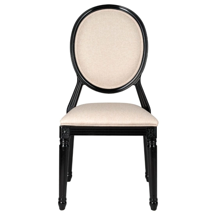 RESIN LOUIS POP CHAIR - BLACK - Image 2