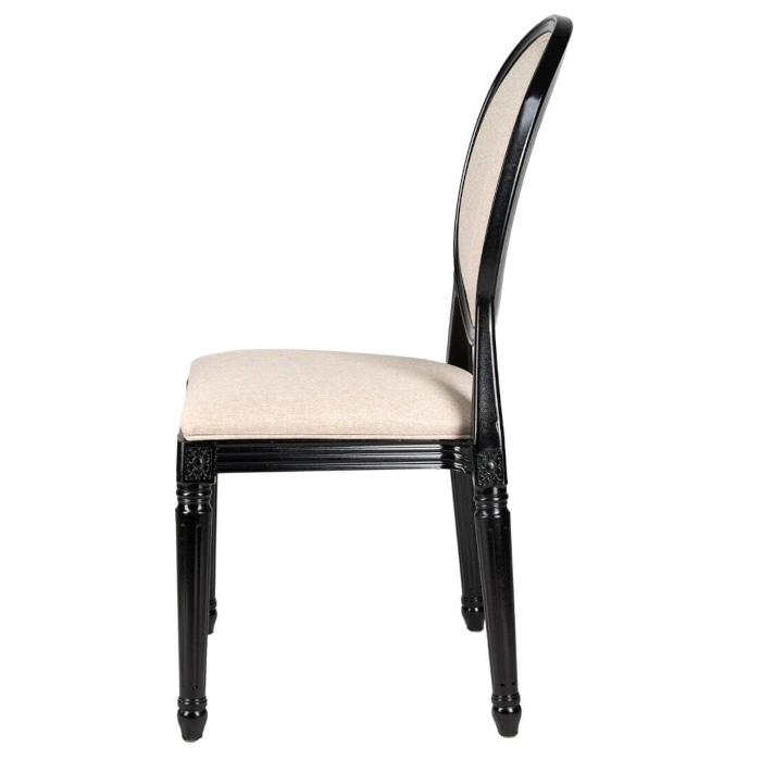 RESIN LOUIS POP CHAIR - BLACK - Image 3