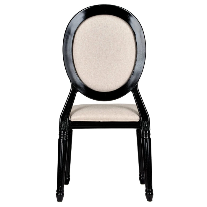 RESIN LOUIS POP CHAIR - BLACK - Image 4