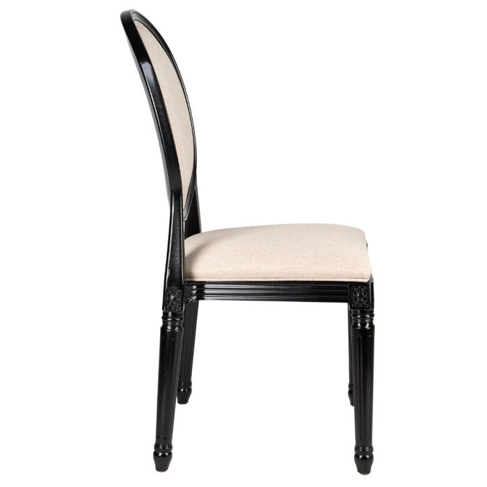 RESIN LOUIS POP CHAIR - BLACK - Image 5